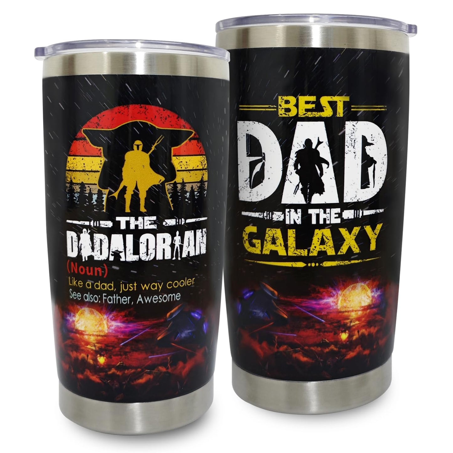 20 oz Dad Tumbler Cup Funny Dad Gifts Fathers Day Drinking Cup Tumbler Dad Gift Unique Fathers Day Gifts for Dad from Son Daughter Kids Ideas Gifts for Dads Dad Birthday Christmas Gifts Zyvraxen