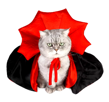 Halloween Pet Costumes Vampire Cloak Zyvraxen