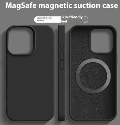 Magnetic Liquid Silicone  Magsafe Case For iPhone zyvraxen