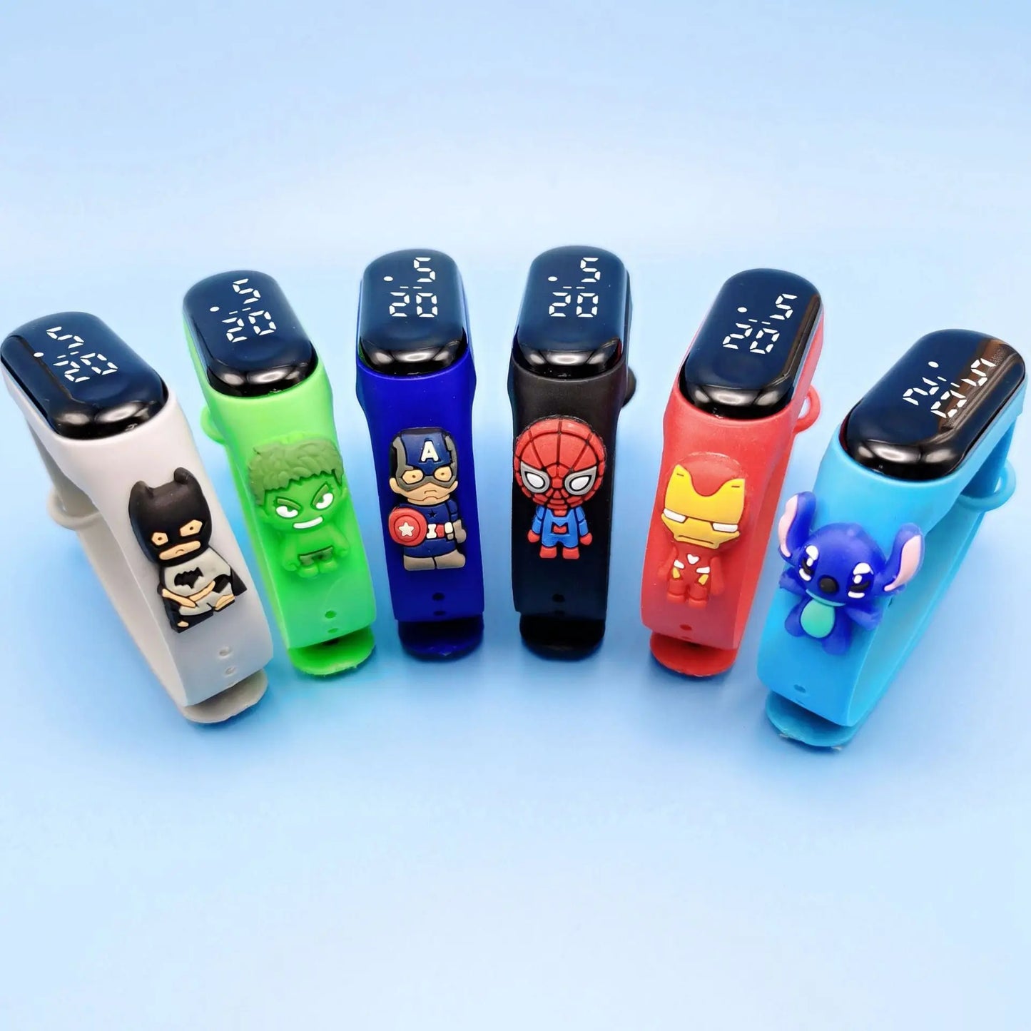 Animated Superhero LED Timepiece for Children Zyvraxen