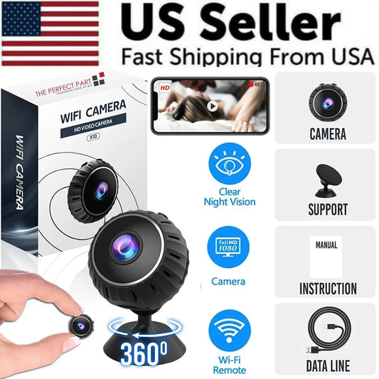 Compact Wireless Surveillance Camera 1080P HD WiFi Zyvraxen