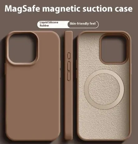 Magnetic Liquid Silicone  Magsafe Case For iPhone zyvraxen