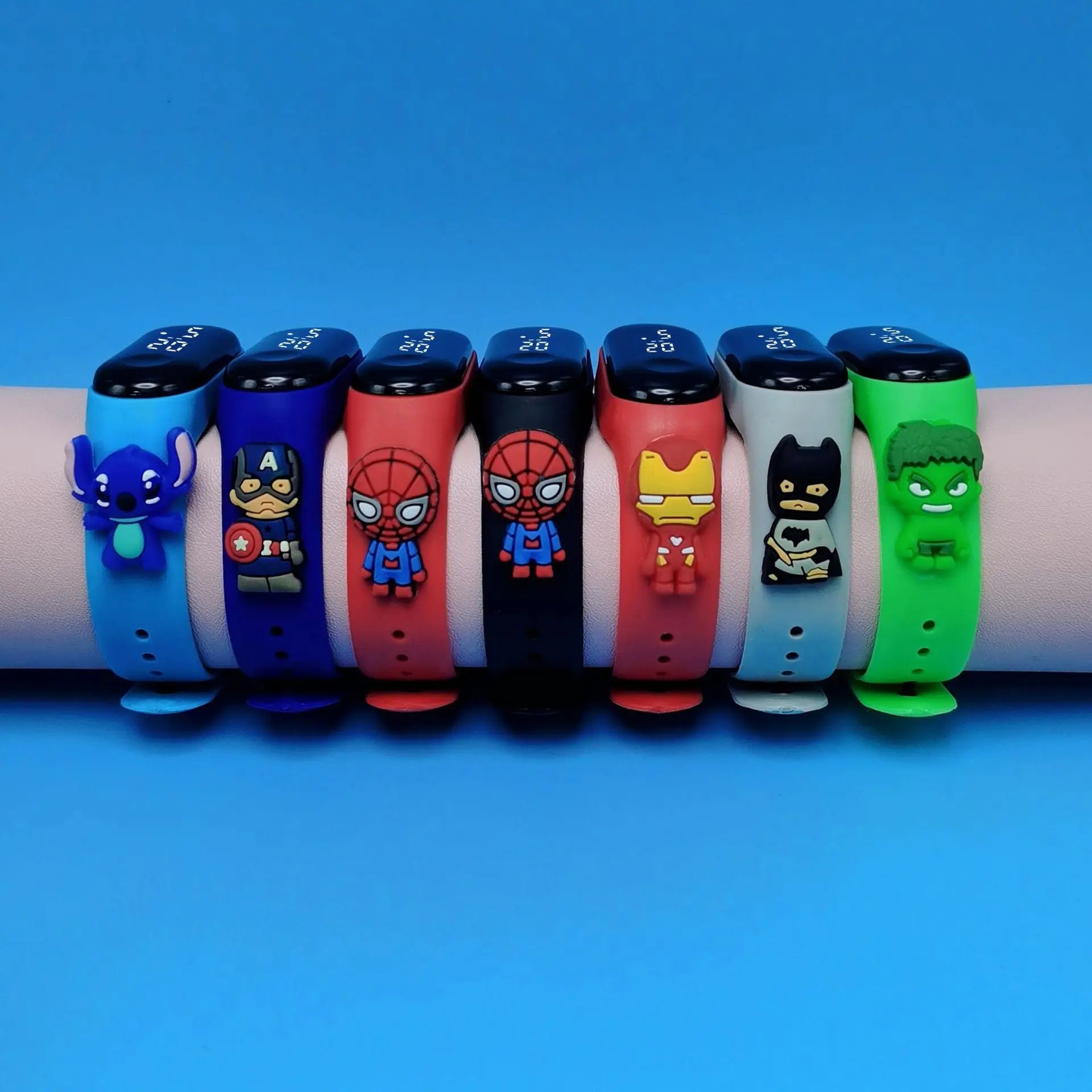 Animated Superhero LED Timepiece for Children Zyvraxen
