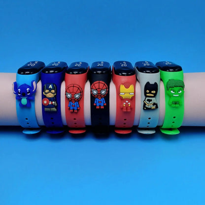 Animated Superhero LED Timepiece for Children Zyvraxen