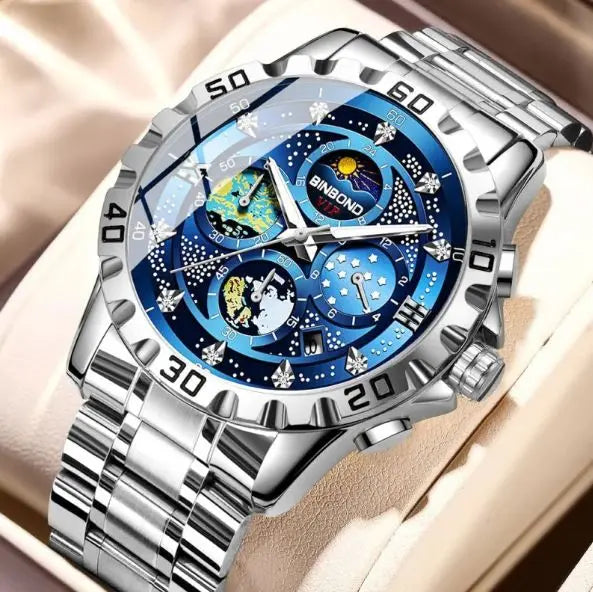 Elegant Quartz Precision Watch – Waterproof, Three-Pin Timepiece zyvraxen