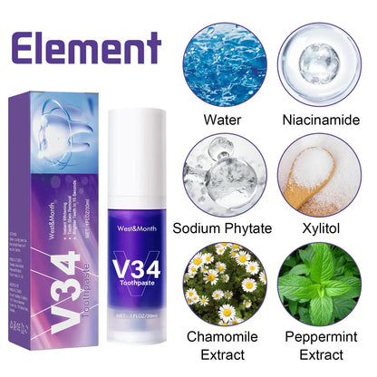 V34 Tooth Cleaning Mousse Moretech