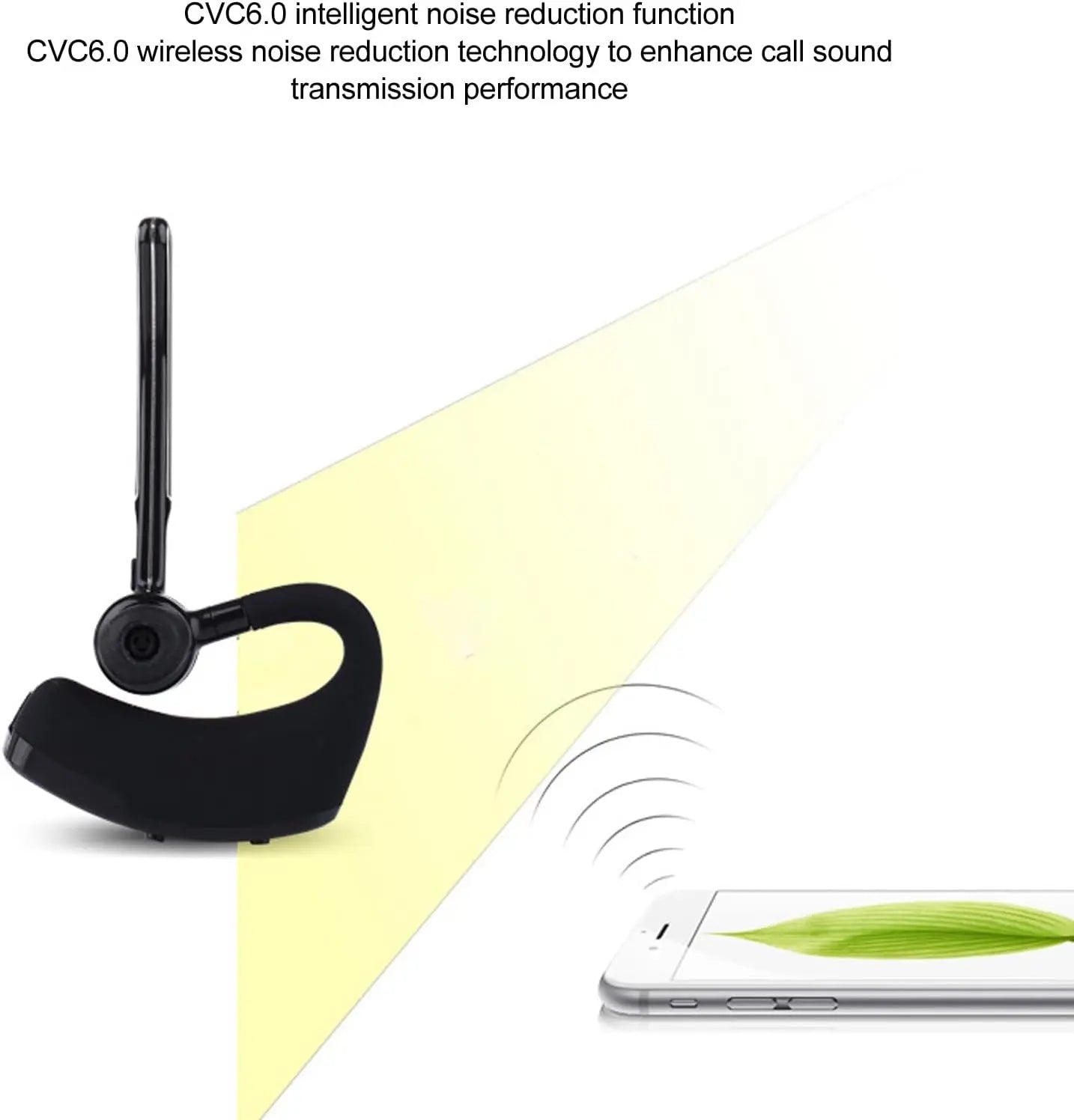 Bluetooth Earpiece Wireless Headset Noise Cancelling Headphones Driver Trucker zyvraxen