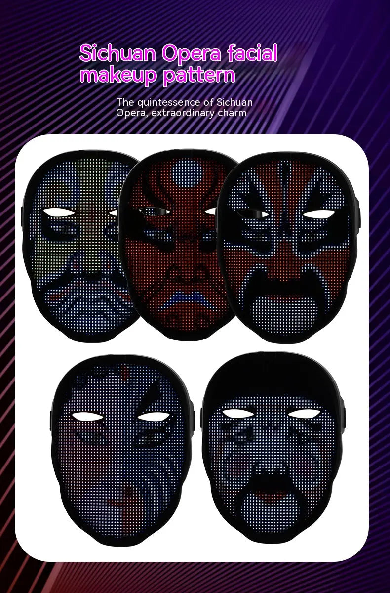 Illuminated Party Mask zyvraxen