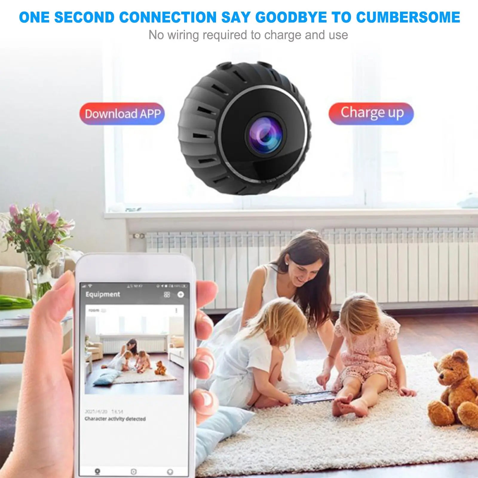 Compact Wireless Surveillance Camera 1080P HD WiFi Zyvraxen