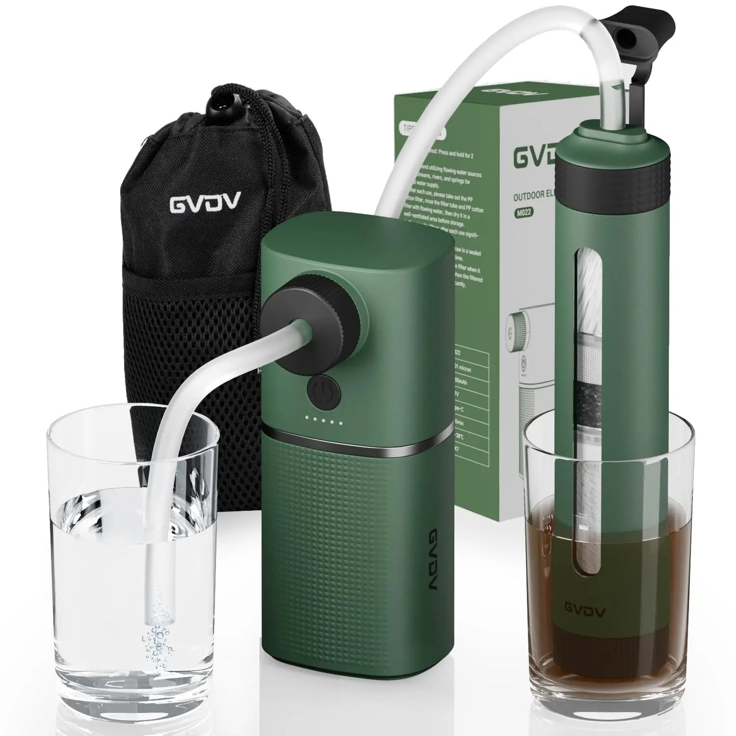 GVDV TrailStream 0.01 Micron Portable Water Purifier Zyvraxen