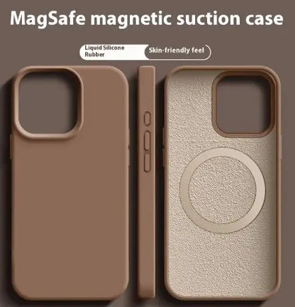 Magnetic Liquid Silicone  Magsafe Case For iPhone zyvraxen