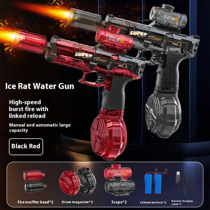 Rechargeable LED Water Blaster with Recoil Zyvraxen