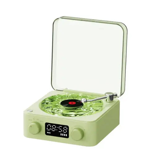 Bluetooth Retro Turntable Speaker with RGB Lights zyvraxen