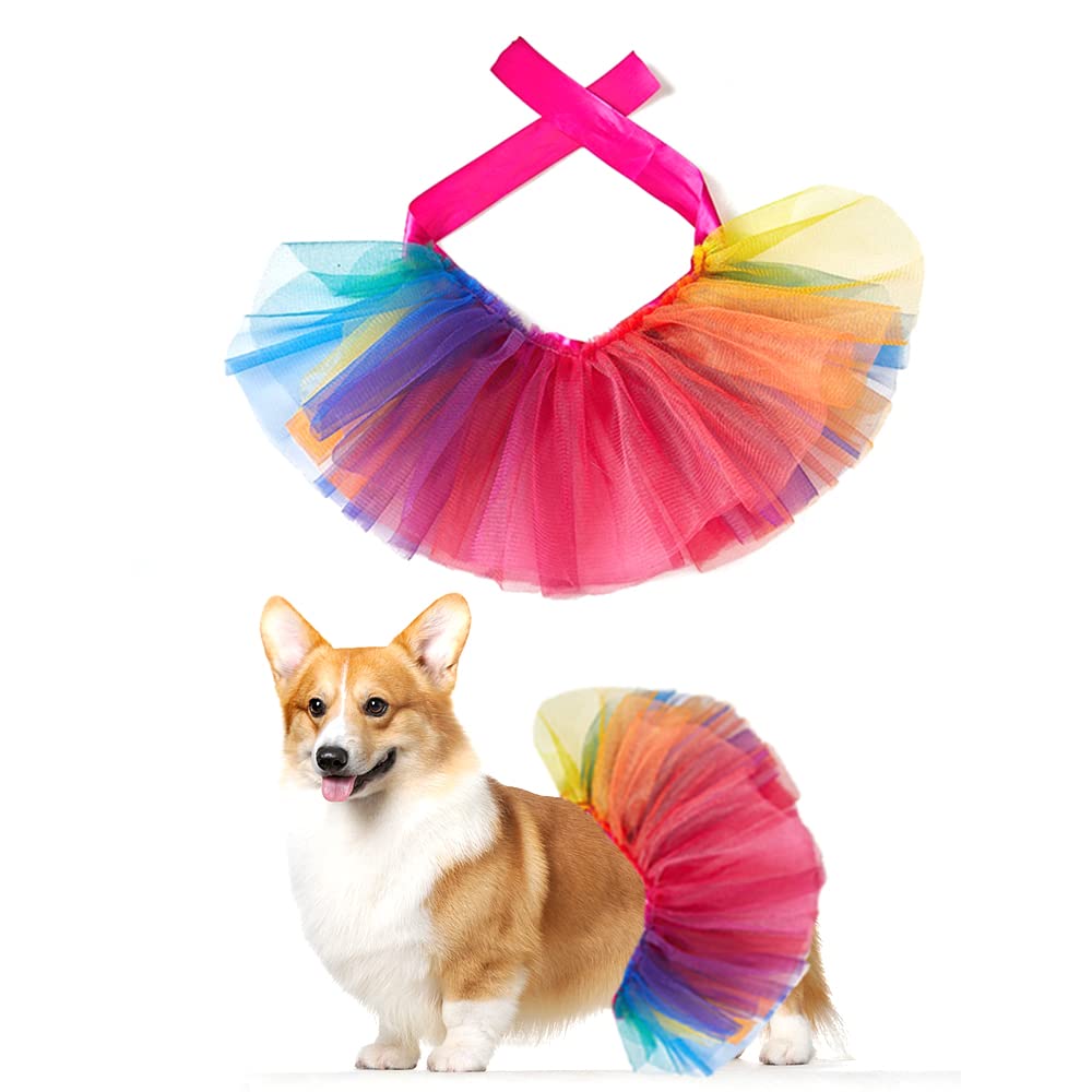 Rainbow Pride Pet Tutu Zyvraxen