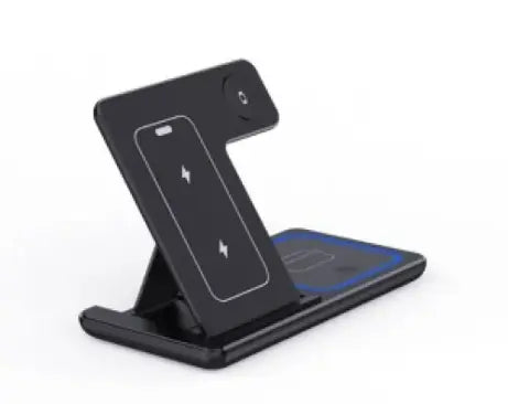 15W 3 In 1 LED Foldable Fast Wireless Charger Stand zyvraxen