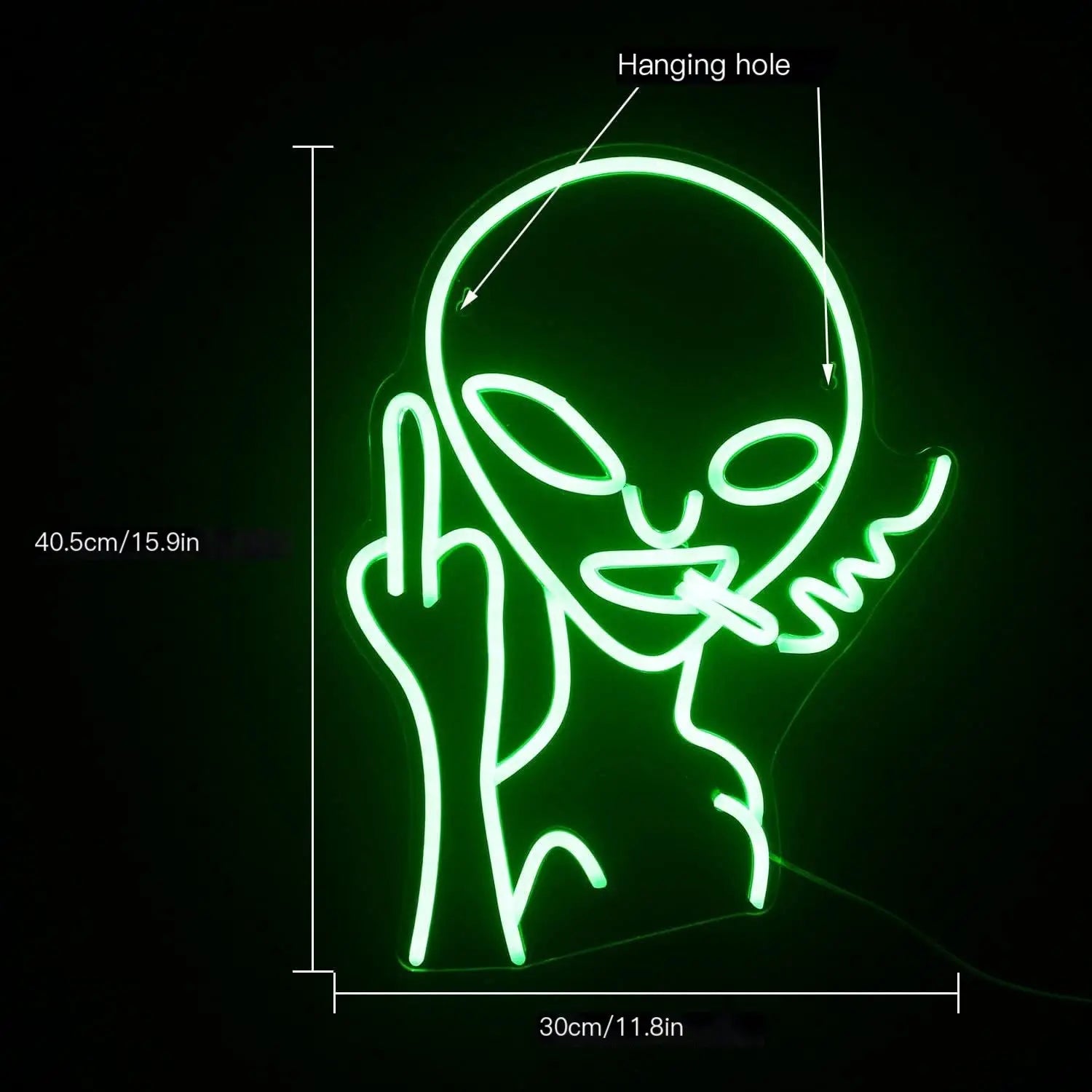 Alien Glow LED Decor Light Zyvraxen
