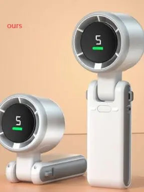 Compact Digital Travel Fan zyvraxen