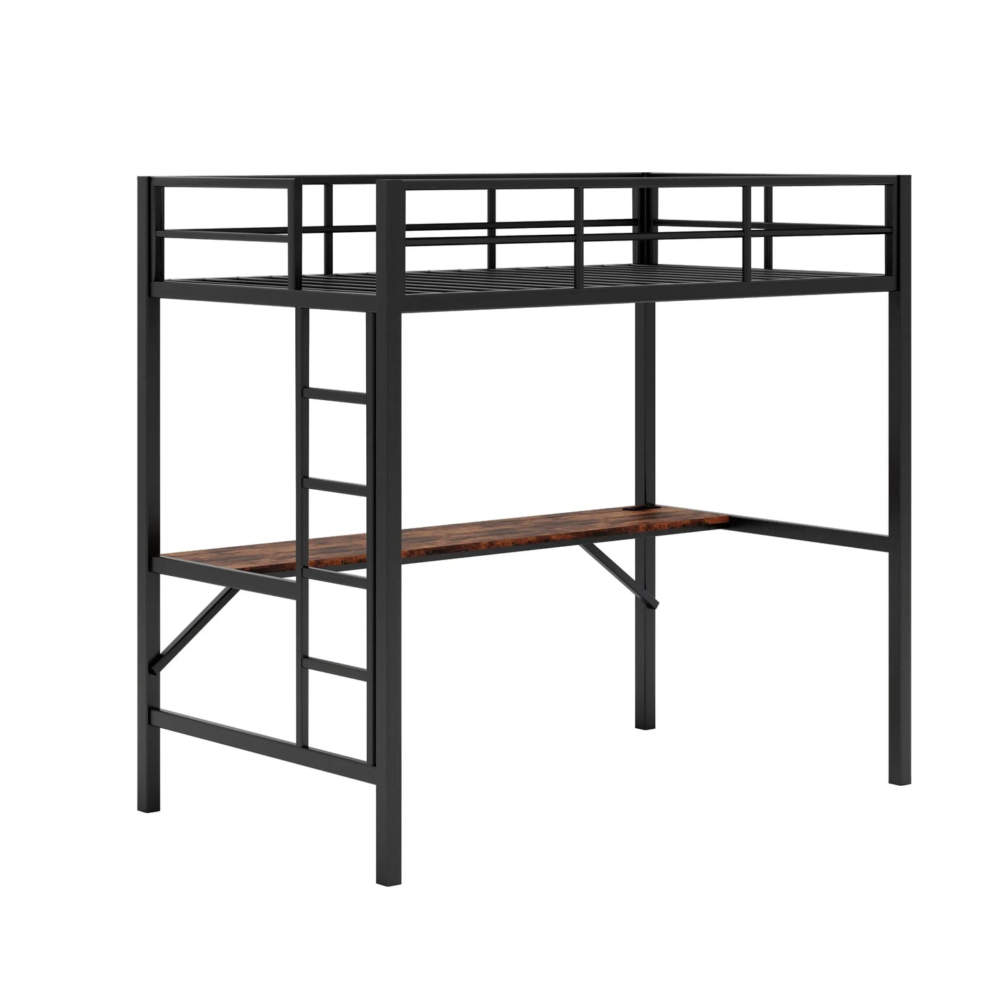 Sleek Space-Saver Loft Bed Zyvraxen