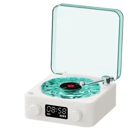 Bluetooth Retro Turntable Speaker with RGB Lights zyvraxen