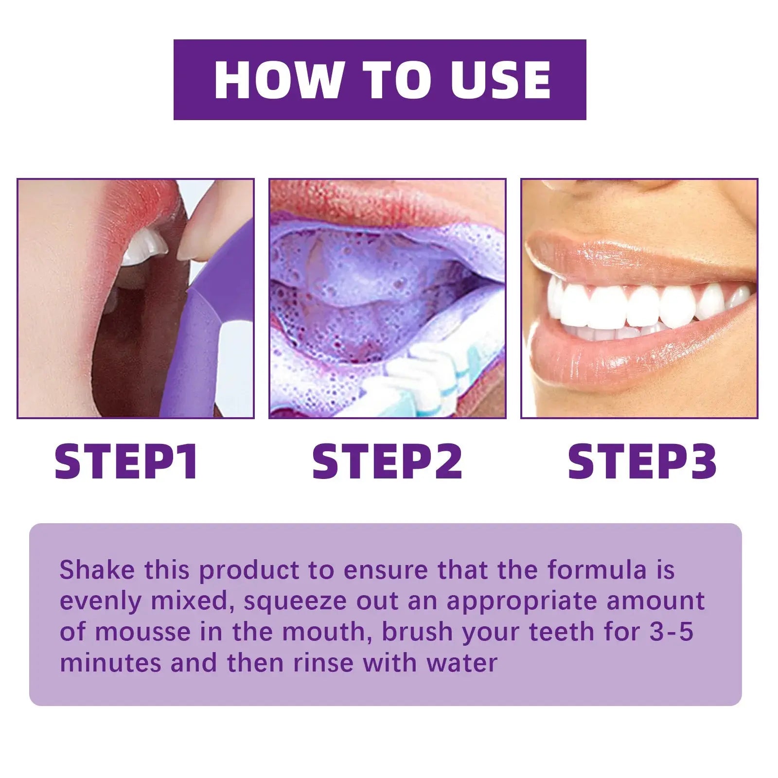 V34 Tooth Cleaning Mousse Moretech