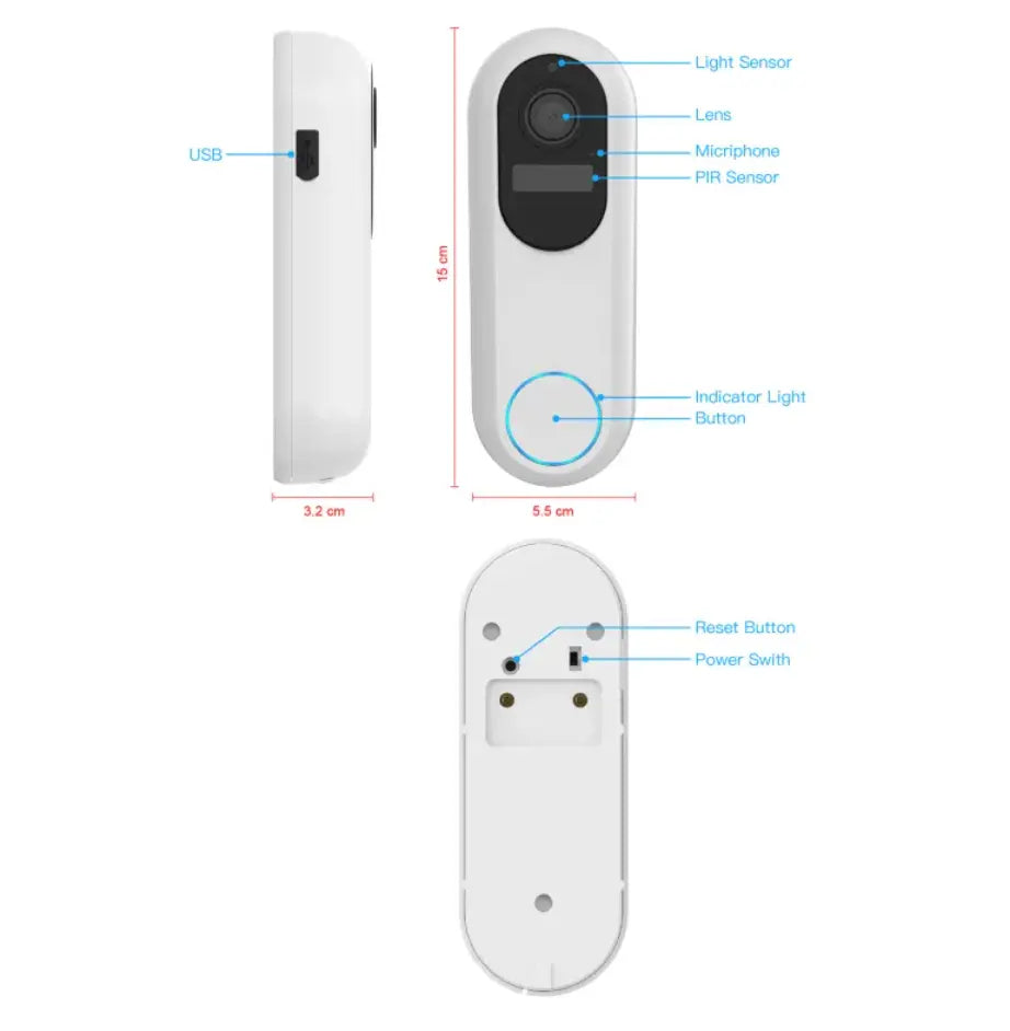 Intelligent Video Intercom Doorbell zyvraxen