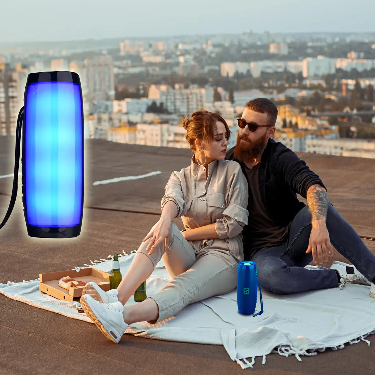 Spectrum LED Bluetooth Speakers zyvraxen