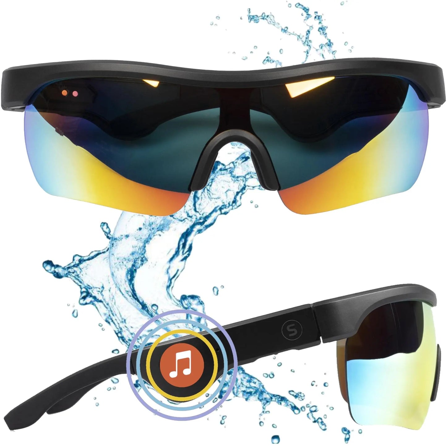 Elegant Audio Eyewear with Bluetooth - UV Protective Lenses zyvraxen