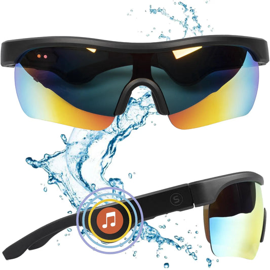 Elegant Audio Eyewear with Bluetooth - UV Protective Lenses zyvraxen