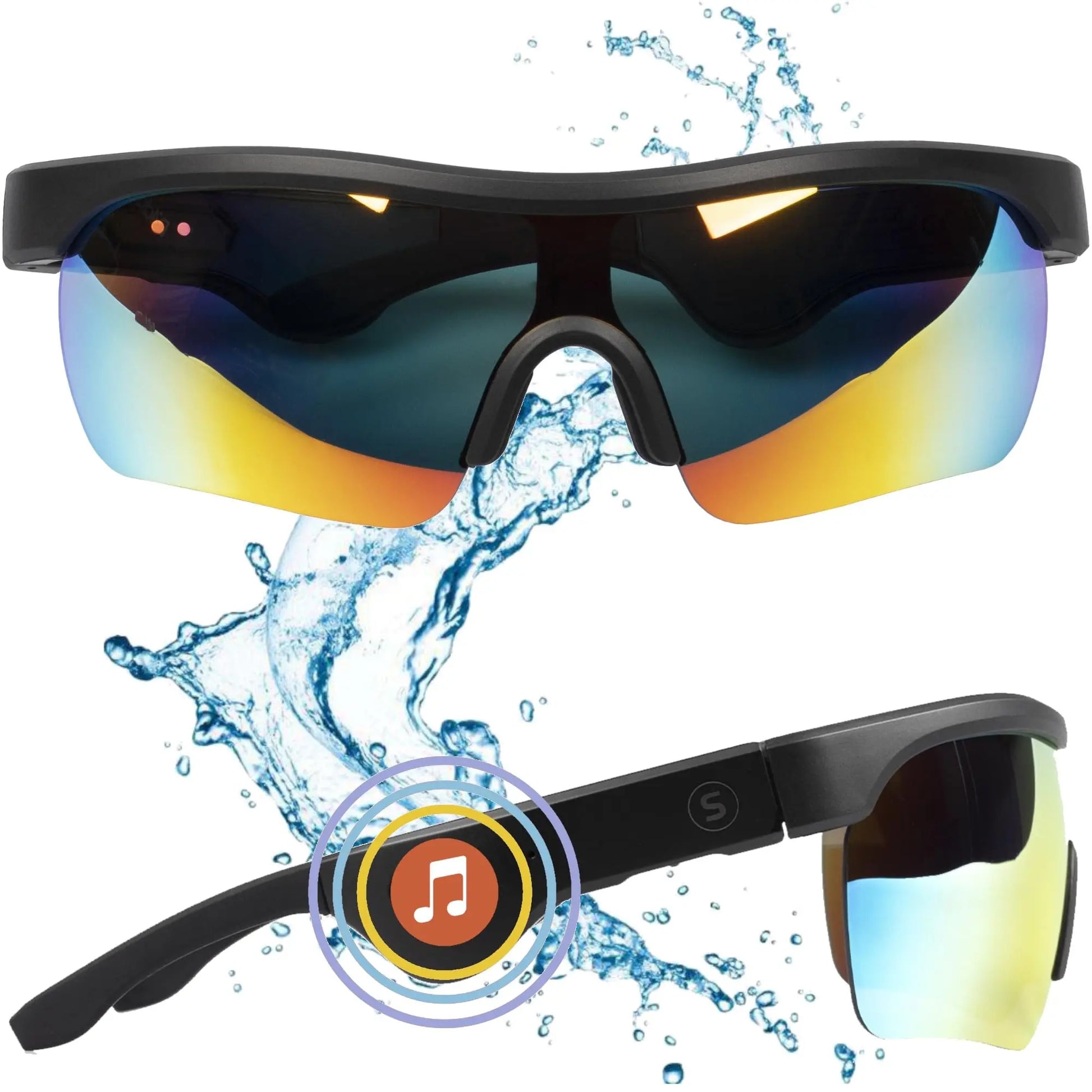 Elegant Audio Eyewear with Bluetooth - UV Protective Lenses zyvraxen