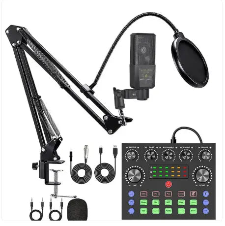 Broadcasting Microphone & Audio Interface Kit zyvraxen