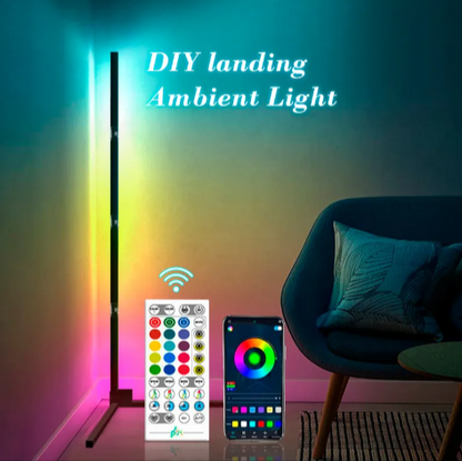 1.5M Corner LED Floor Lamp Zyvraxen