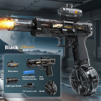 Rechargeable LED Water Blaster with Recoil Zyvraxen
