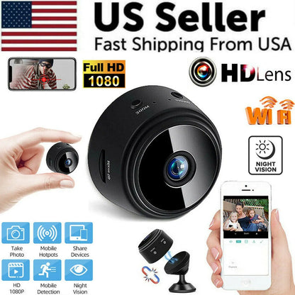 Compact Wireless Surveillance Camera 1080P HD WiFi Zyvraxen