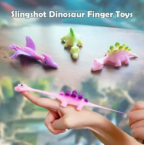Slingshot Dino-Launch Finger Fun Toys Moretech