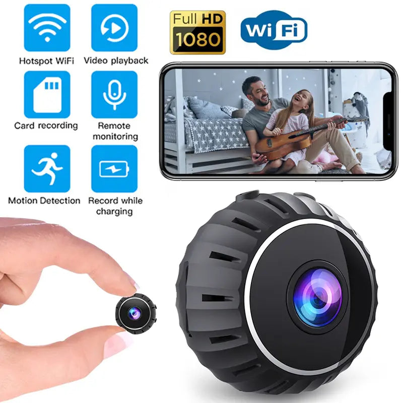 Compact Wireless Surveillance Camera 1080P HD WiFi Zyvraxen