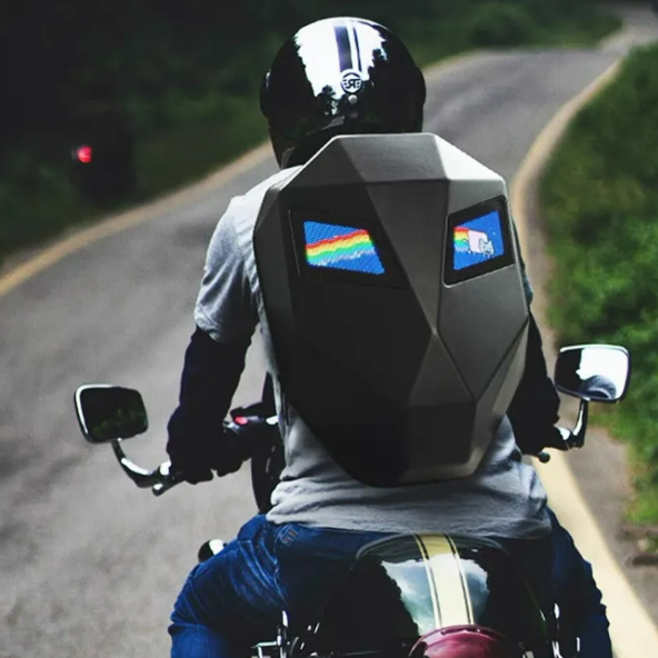 RideSafe LED Motorcycle Backpack Zyvraxen