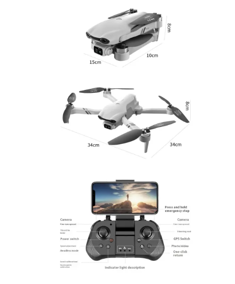 SkySnap F10 Foldable Drone Zyvraxen