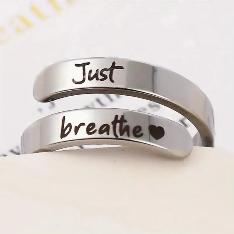 Silver Spiral Heart Ring Moretech