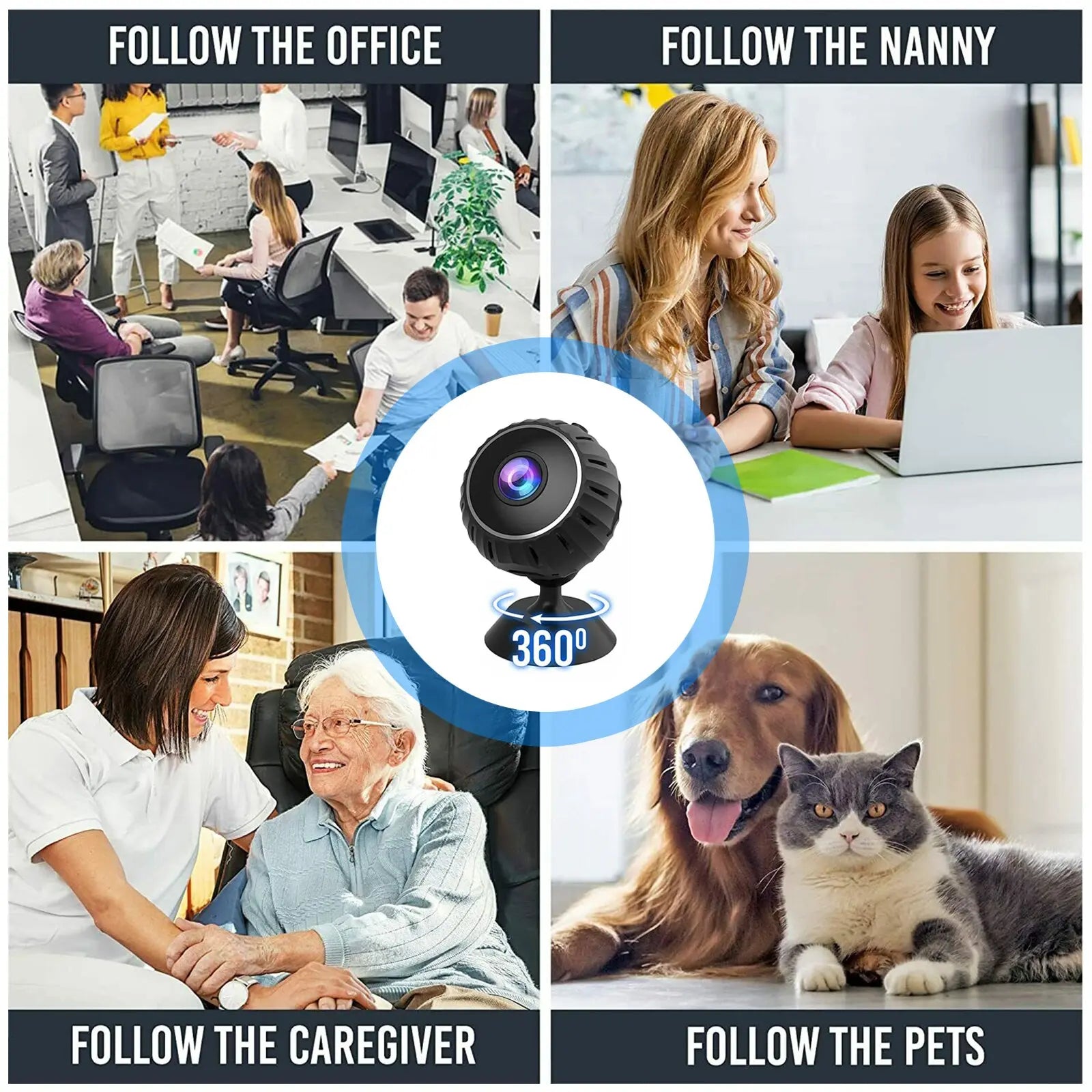 Compact Wireless Surveillance Camera 1080P HD WiFi Zyvraxen