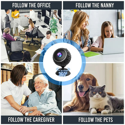 Compact Wireless Surveillance Camera 1080P HD WiFi Zyvraxen