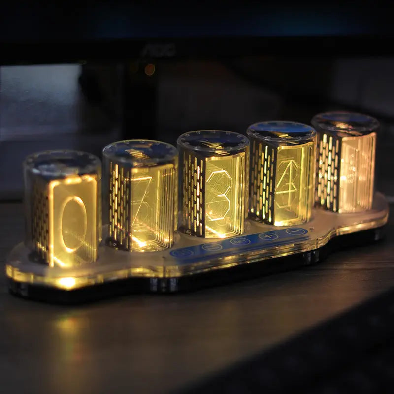 RGB GlowDesk Clock Zyvraxen