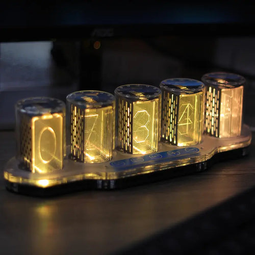 RGB GlowDesk Clock Zyvraxen