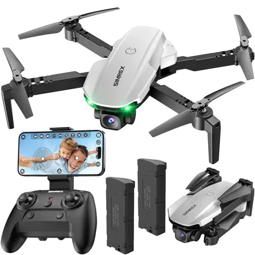 SIMREX SkyVision 1080P Foldable RC Drone zyvraxen