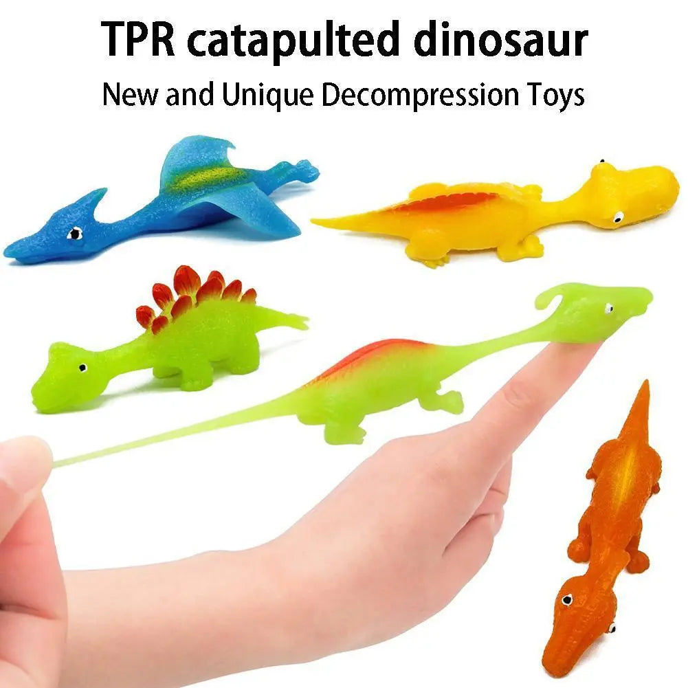 Slingshot Dino-Launch Finger Fun Toys Moretech