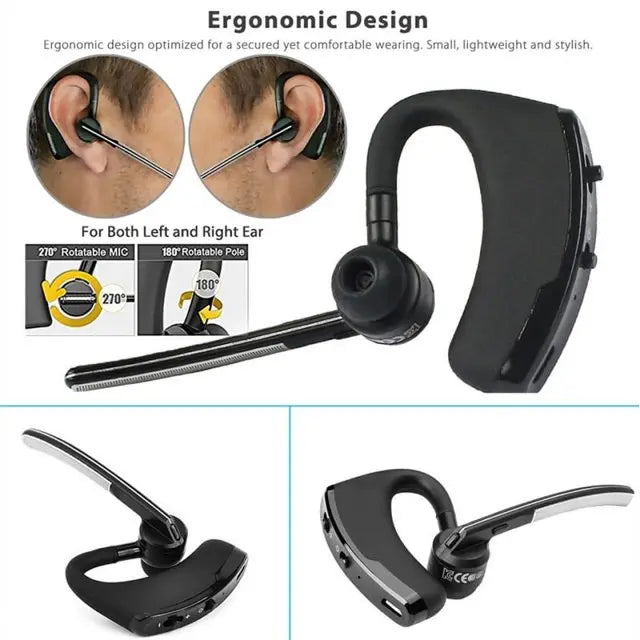 Bluetooth Earpiece Wireless Headset Noise Cancelling Headphones Driver Trucker zyvraxen