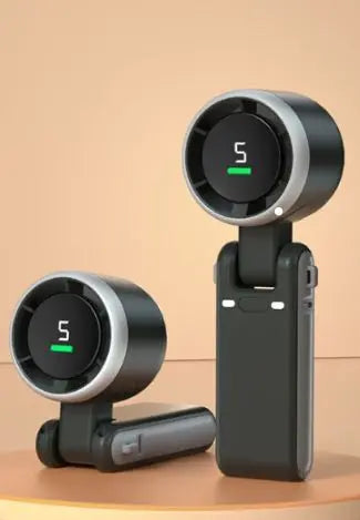Compact Digital Travel Fan zyvraxen
