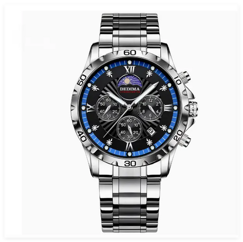 Elegant Quartz Precision Watch – Waterproof, Three-Pin Timepiece zyvraxen