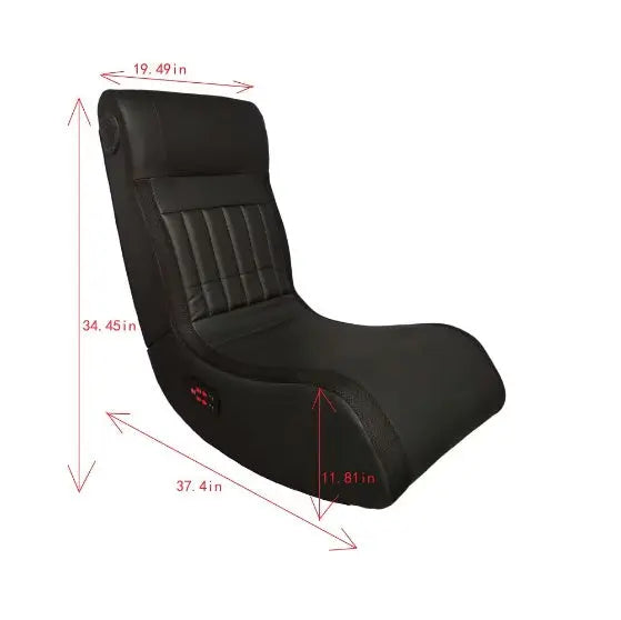 Deluxe Foldable Gaming Lounger with Multimedia Features zyvraxen
