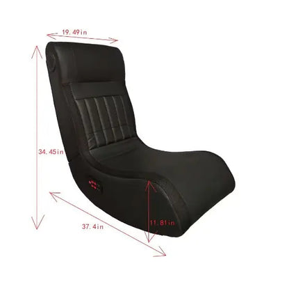 Deluxe Foldable Gaming Lounger with Multimedia Features zyvraxen