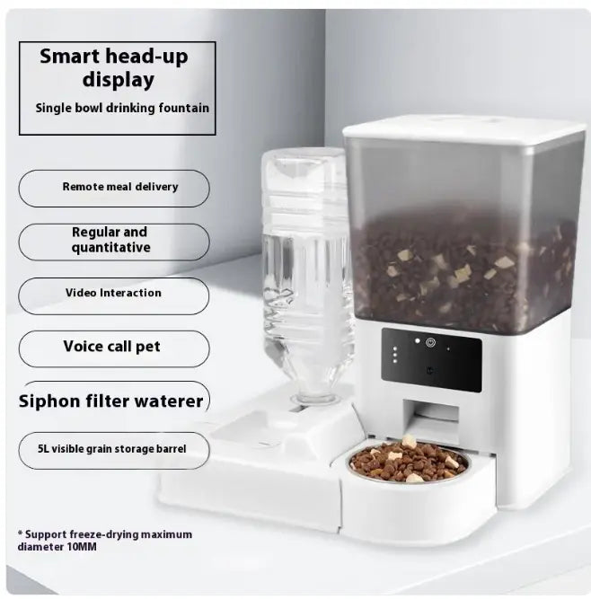 Intelligent Dual-Reservoir Feeding System with Video zyvraxen